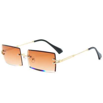 Trendy Fashion Rimless Sunglasses