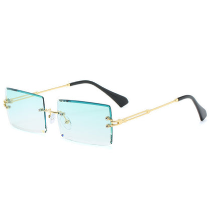 Trendy Fashion Rimless Sunglasses