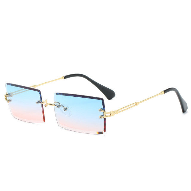 Trendy Fashion Rimless Sunglasses