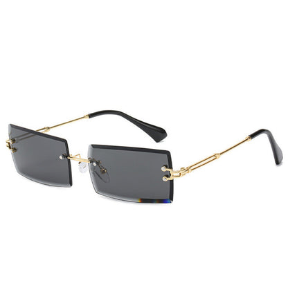 Trendy Fashion Rimless Sunglasses