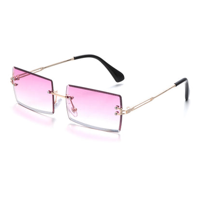 Trendy Fashion Rimless Sunglasses