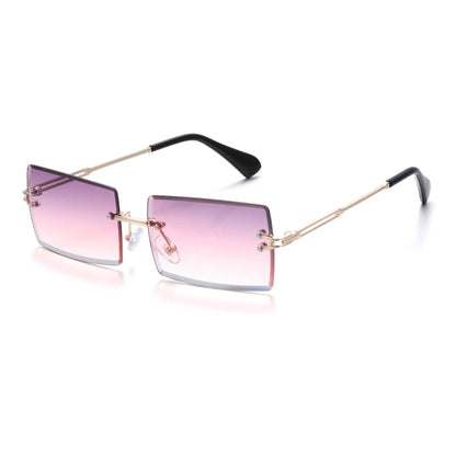 Trendy Fashion Rimless Sunglasses