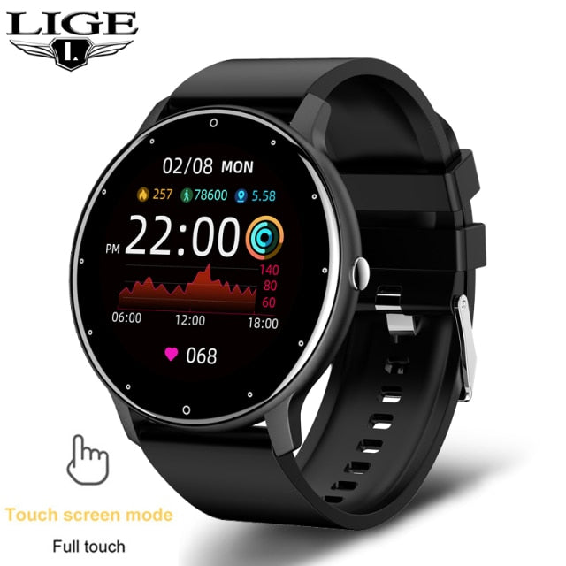 Smart Watch Men Full Touch Screen Sport