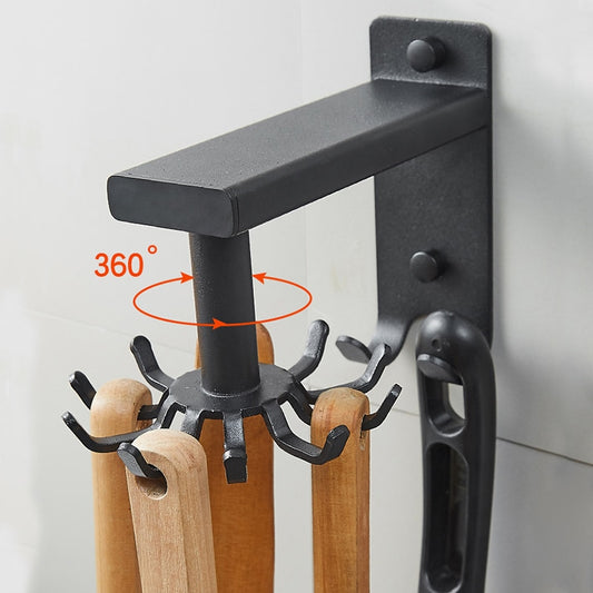 360 Degrees Rotate Kitchen Utensil Holder