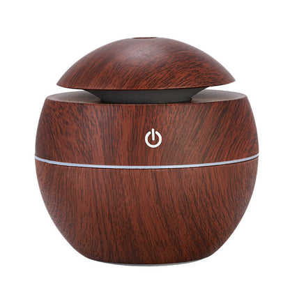 Mini Air Humidifier Ultrasonic USB Aroma Wood