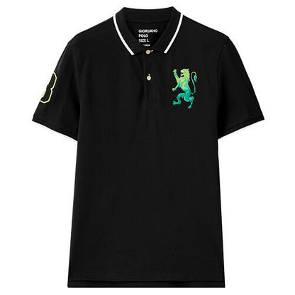 Embroidery Short Sleeve Polo Shirt