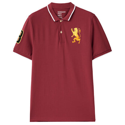 Embroidery Short Sleeve Polo Shirt