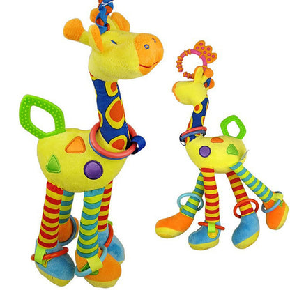 Soft Giraffe Animal Hand bells Rattles