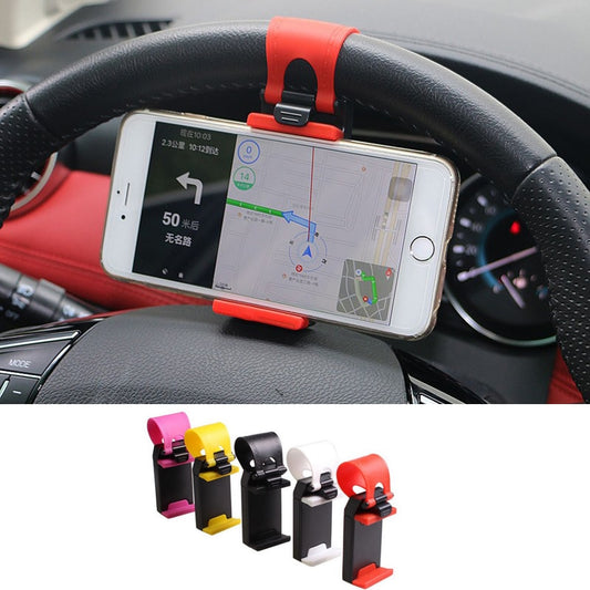 Car Steering Wheel Mobile Phone Holder