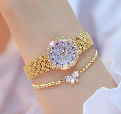 Bee Sister Diamond Quartz Luxury Brand Bracelet Watches