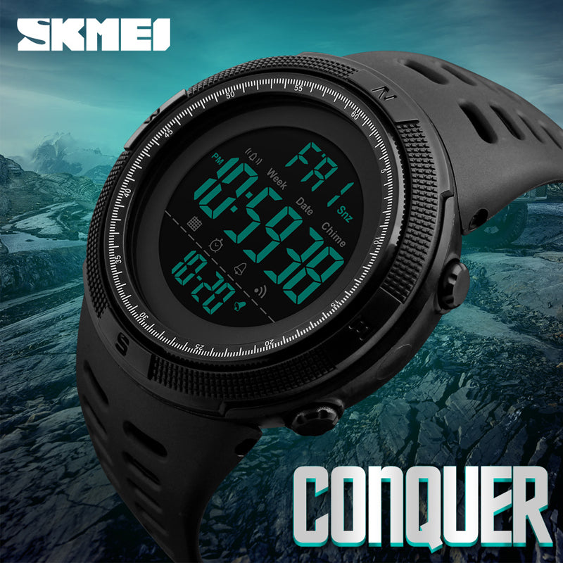 Sports Watches Fashion Countdown Waterproof