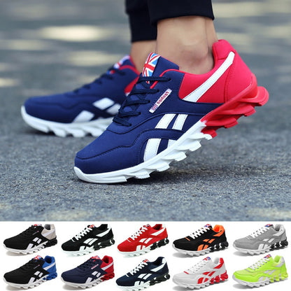 Running Shoes Spring PU Leather Blade Sneaker