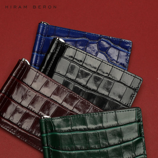 Hiram Beron Customized Genuine Leather Crocodile