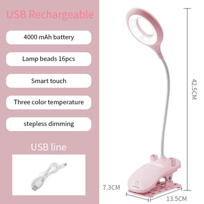 Led Desk Lamp  Color Stepless Dimmable