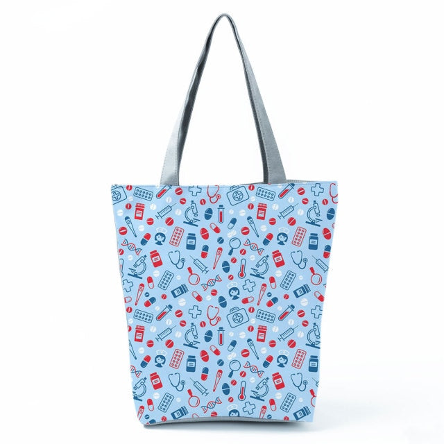 Cartoon Dentist Nurse Handbags