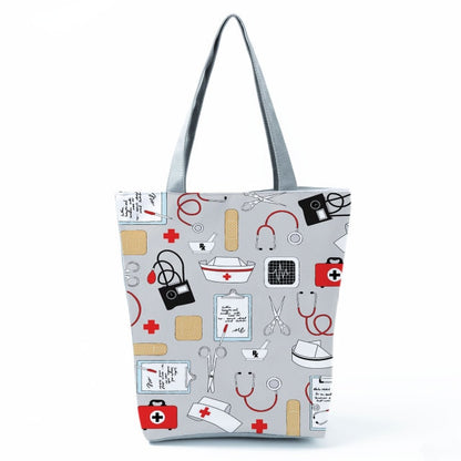 Cartoon Dentist Nurse Handbags