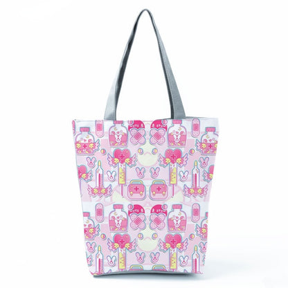 Cartoon Dentist Nurse Handbags