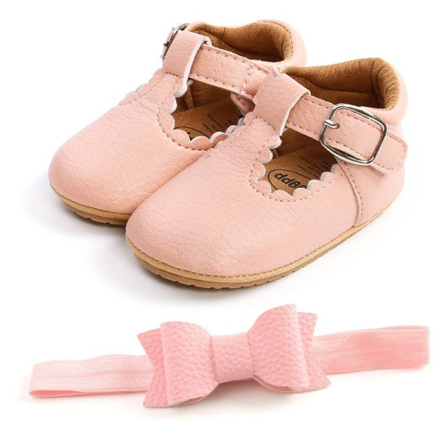 Sequins Baby Shoes Leather Toddler