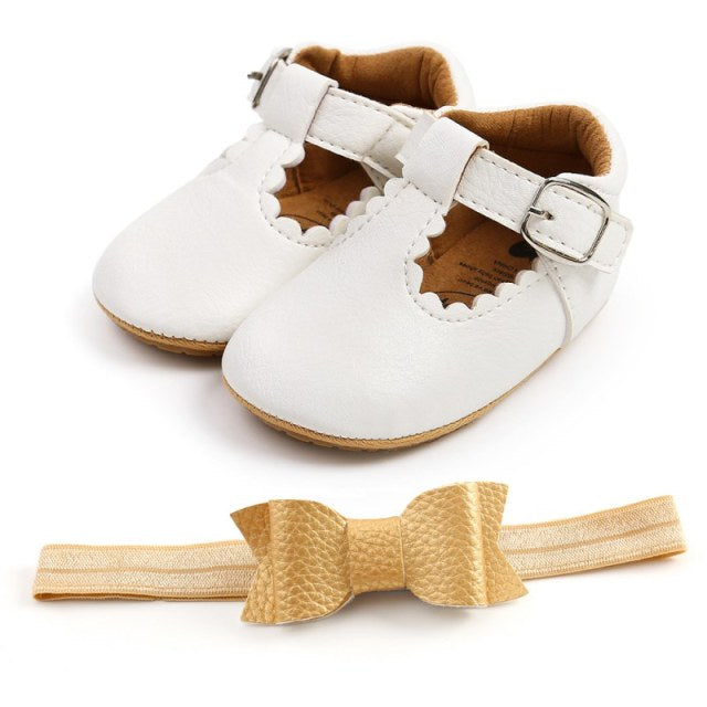 Sequins Baby Shoes Leather Toddler