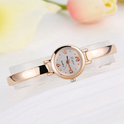 Luxury Rose Gold Silver Bracelet watch