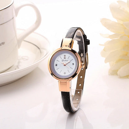 Luxury Rose Gold Silver Bracelet watch