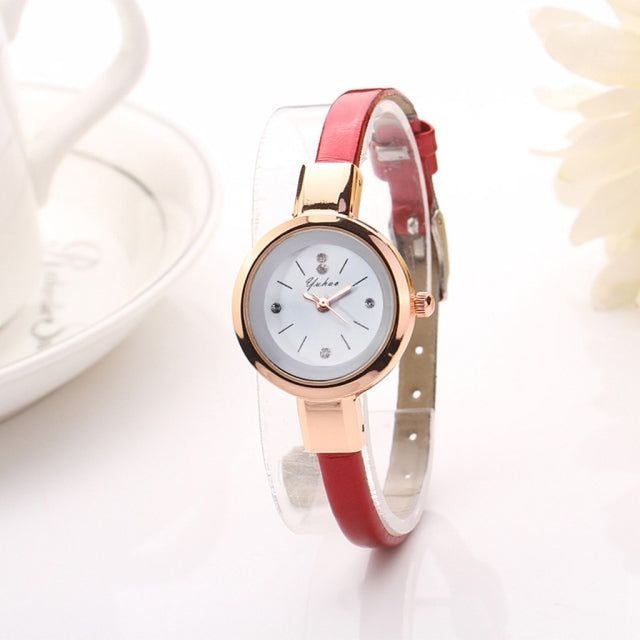 Luxury Rose Gold Silver Bracelet watch