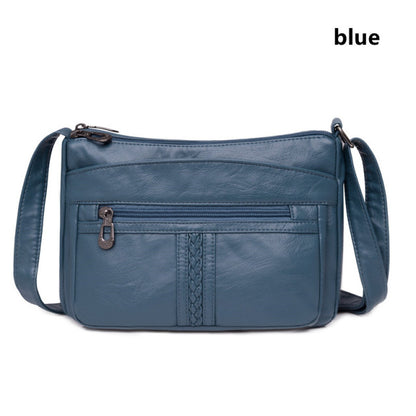 Fashion All-match Solid Color Messenger Bag