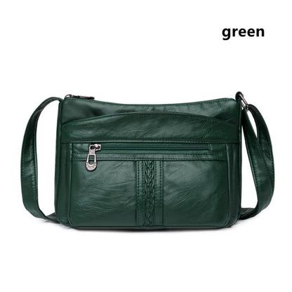 Fashion All-match Solid Color Messenger Bag