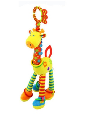 Soft Giraffe Animal Hand bells Rattles