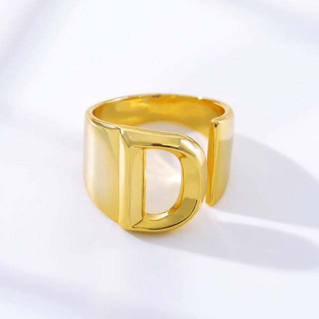 Initial A-Z Letter Rings