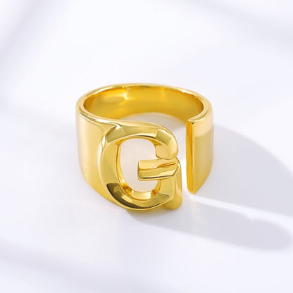 Initial A-Z Letter Rings