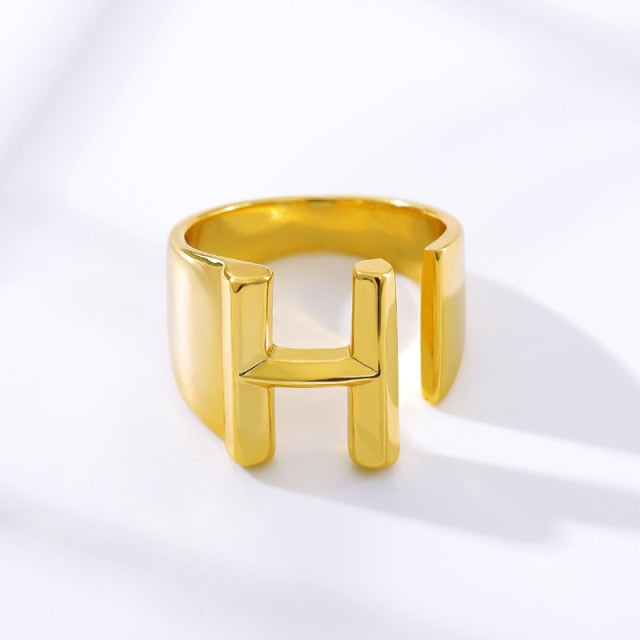 Initial A-Z Letter Rings