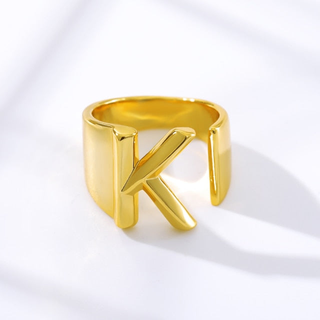 Initial A-Z Letter Rings