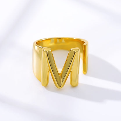 Initial A-Z Letter Rings