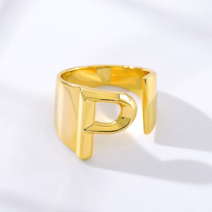 Initial A-Z Letter Rings