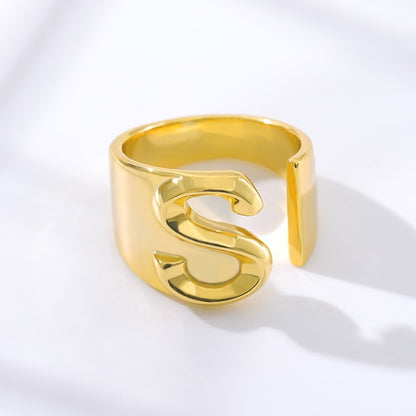 Initial A-Z Letter Rings