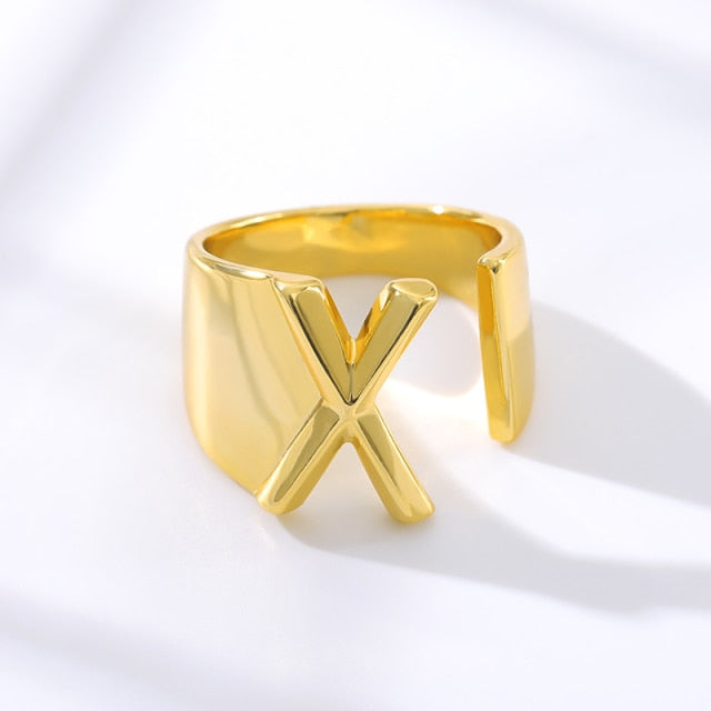 Initial A-Z Letter Rings