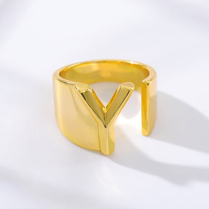 Initial A-Z Letter Rings