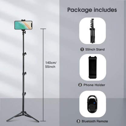 Mobile Phone Tripod Stand with Bluetooth