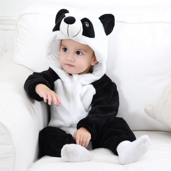 Baby Rompers Winter Kigurumi Lion