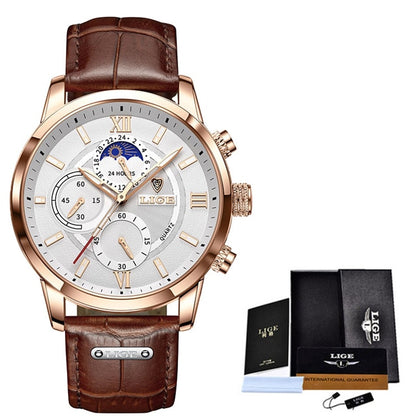 Top Brand Luxury Wrist Watch Leather Quartz