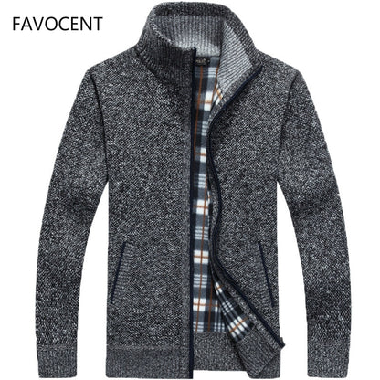 Sweater Coat Faux Fur Wool Sweater Jackets