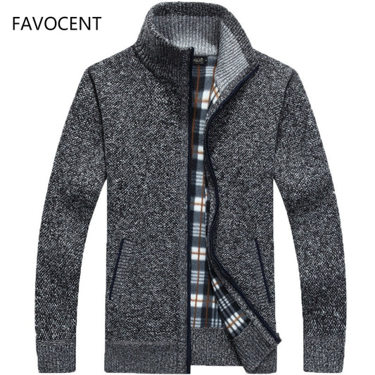 Sweater Coat Faux Fur Wool Sweater Jackets