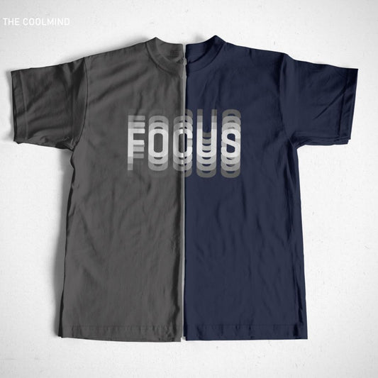 summer loose focus print men T shirt