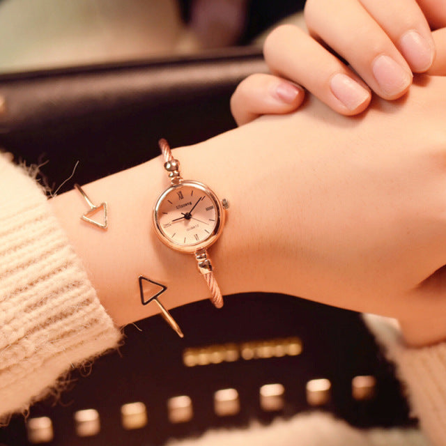 Fashion Gold Bangle Bracelet  Watch