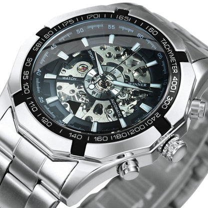 Skeleton Automatic Mechanical Watch Gold