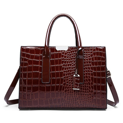 Designer Crocodile Pattern Shoulder Bag