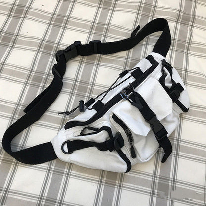 Harajuku Techwear Canvas Sling Bag