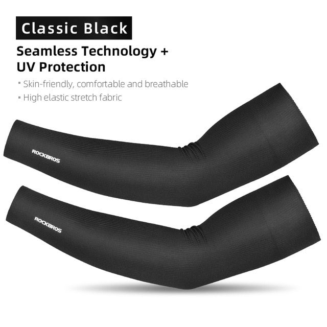 One Pair Ice Fabric Breathable UV Protection Running