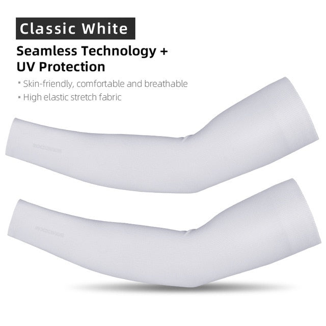 One Pair Ice Fabric Breathable UV Protection Running